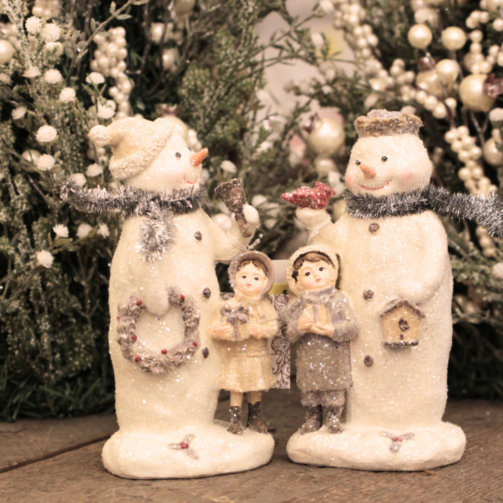 陶器のスノーマン Snowmen – Design Shop By Shell