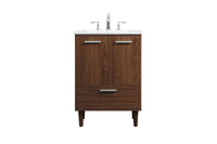 Elegant Lighting - VF47024MWT - Vanity Sink Set - Baldwin - Walnut