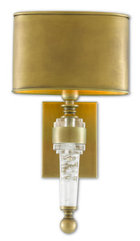 Currey and Company - 5000-0177 - One Light Wall Sconce - Lindau Brass Wall Sconce - Antique Brass