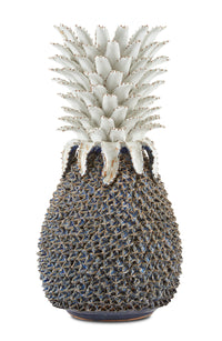 Currey and Company - 1200-0481 - Pineapple - Waikiki Collection - Blue/White