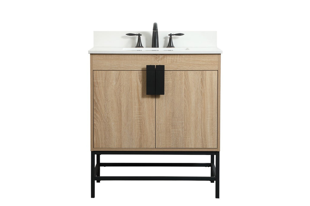 Elegant Lighting VF48830MWBS Single Bathroom Vanity Eugene