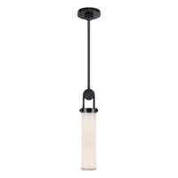 Alora - PD355015UBGO - One Light Pendant - Wynwood - Urban Bronze/Glossy Opal
