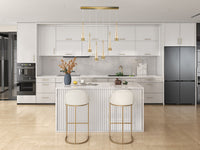 Artcraft - AC6826BR - LED Island Pendant - Sunnyvale - Brass