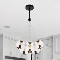 Artcraft - AC6846BK - LED Chandelier - Arlo - Black