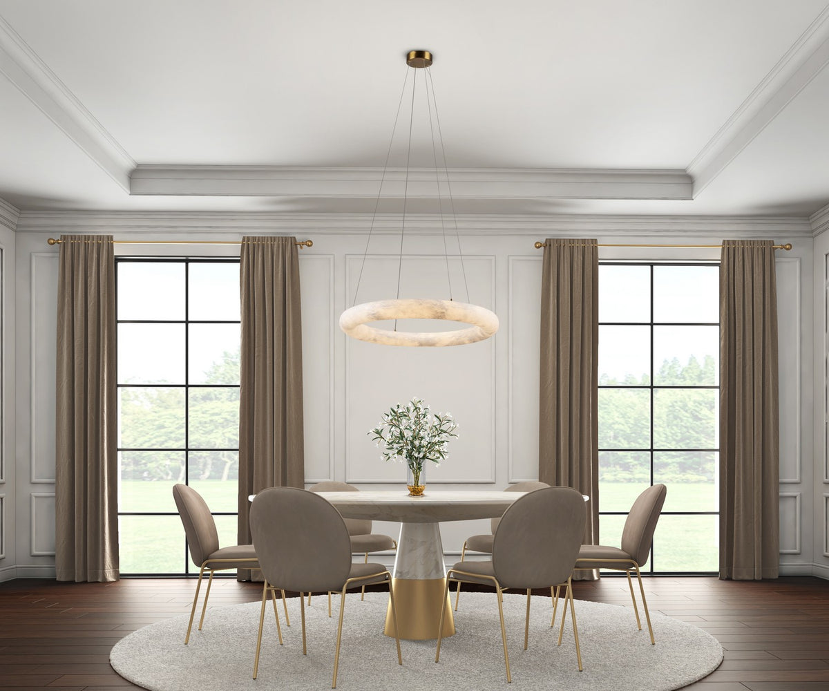 Artcraft - AC7469BR - LED Chandelier - Camila - Brushed Brass