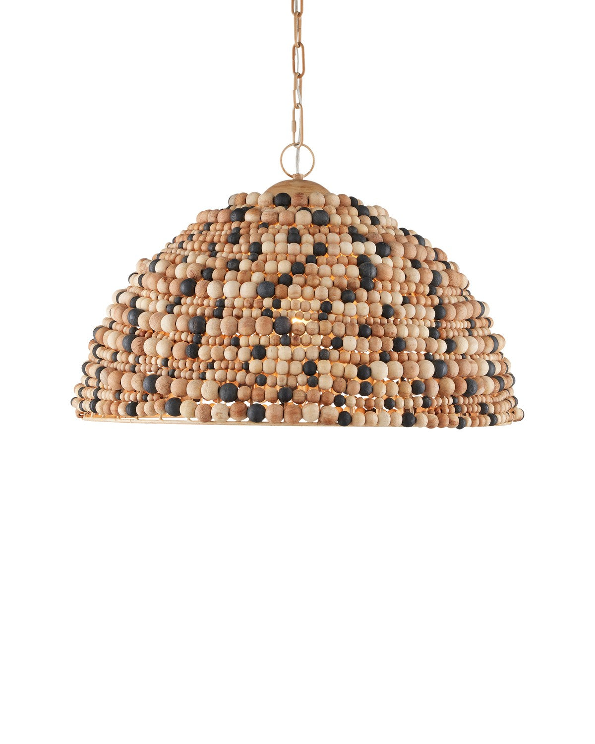 Currey and Company - 9000-1167 - One Light Pendant - Medley Pendant - Natural/Tan/Black/Coco Cream