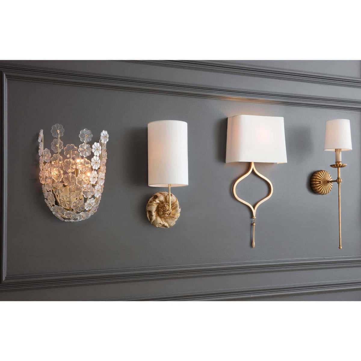 Regina Andrew - 15-1073 - One Light Wall Sconce - Clove - Antique Gold Leaf