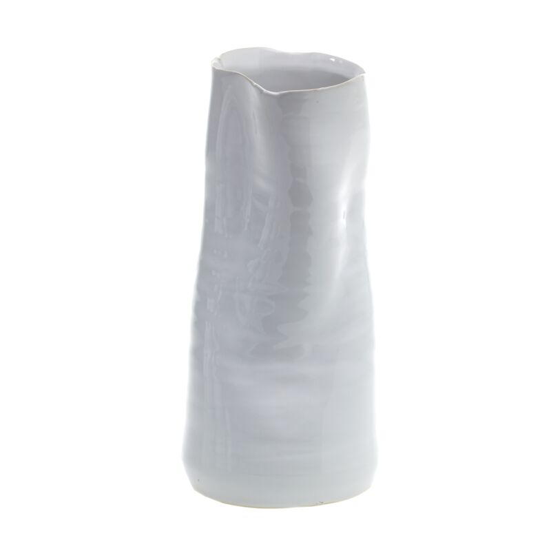 Design Shop White Tegan Collection Vase, 4.25" X 9" – Design Shop By Shell