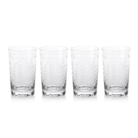 Zodax 5.5-Inch Tall Patia Highball Glasses, Set of 4
