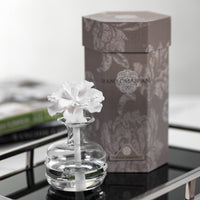 Zodax Grand Casablanca Porcelain Diffuser, White Hibiscus