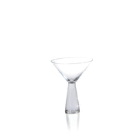 Zodax Livogno Martini Glasses on Hammered Stem, Set of 4