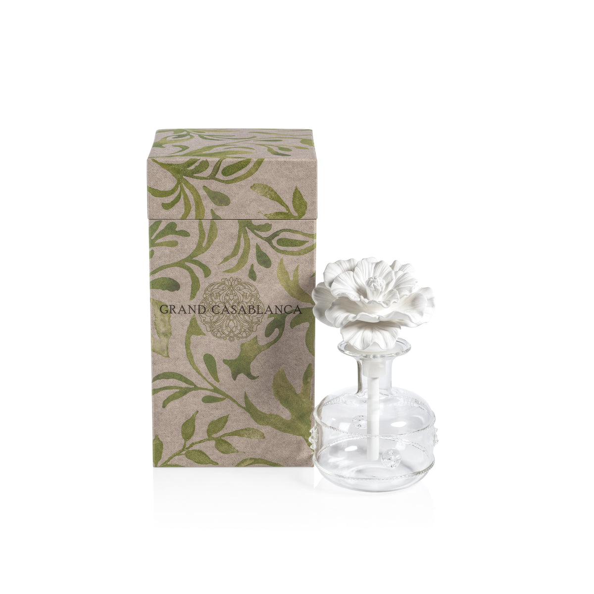 Zodax Grand Casablanca Porcelain Diffuser, Wild Tuberose