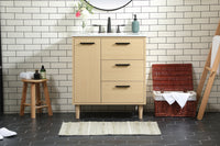 Elegant Lighting - VF47030MMP - Vanity Sink Set - Baldwin - Maple