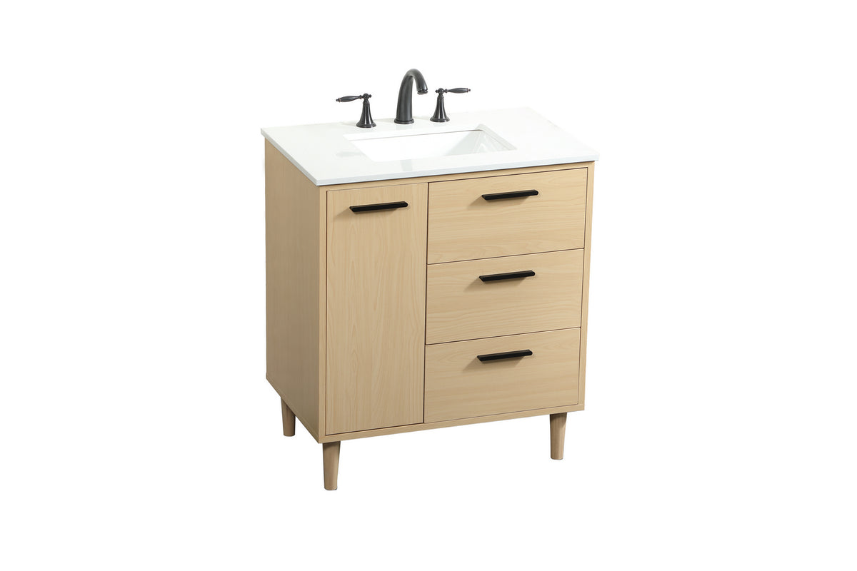 Elegant Lighting - VF47030MMP - Vanity Sink Set - Baldwin - Maple