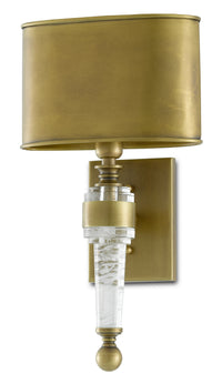 Currey and Company - 5000-0177 - One Light Wall Sconce - Lindau Brass Wall Sconce - Antique Brass
