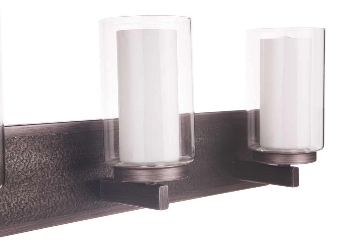 Craftmade - 11633NIVNI4 - Four Light Vanity - Texture - Natural Iron/Vintage Iron