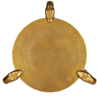 Currey and Company - 4000-0140 - Accent Table - Serpent Brass Accent Table - Antique Brass