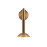 Alora - WV616114BGOP-UNV - LED Wall/Vanity - Arden - Brushed Gold/Opal Glass