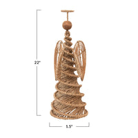 Design Shop Hand-Woven Bankuan Spiral Cone Angel