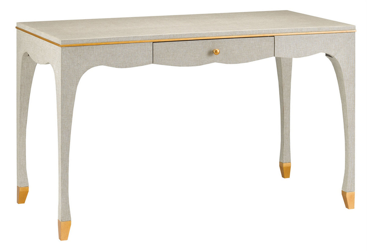 Currey and Company - 3000-0027 - Desk - Tatum - Lacquered Morel/Antique Gold