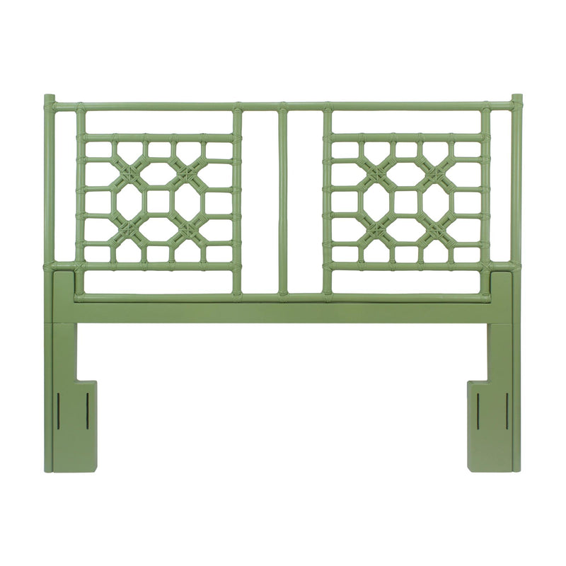 Design Shop Lattice Full/Queen Headboard, 64.25"W, Green