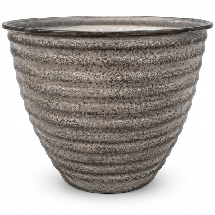 Design Shop Dusted Pearl Ironstone Woodsdale Planter 12"
