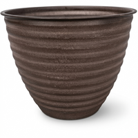 Design Shop Cappuccino Ironstone Woodsdale Planter 12"