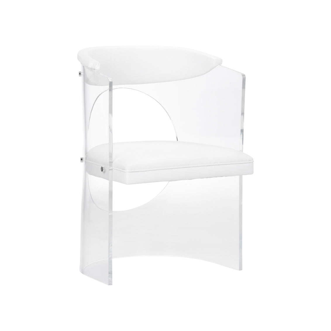 Wildwood Baran Barrel Back Chair - White