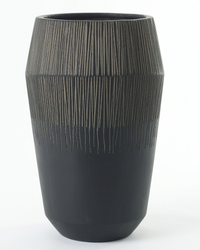 Design Shop Black Jeva Planter 13"