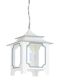 Chelsea House Tole Pagoda Lantern (Sm) - White
