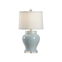 Chelsea House Lumberton Vase Lamp - Blue