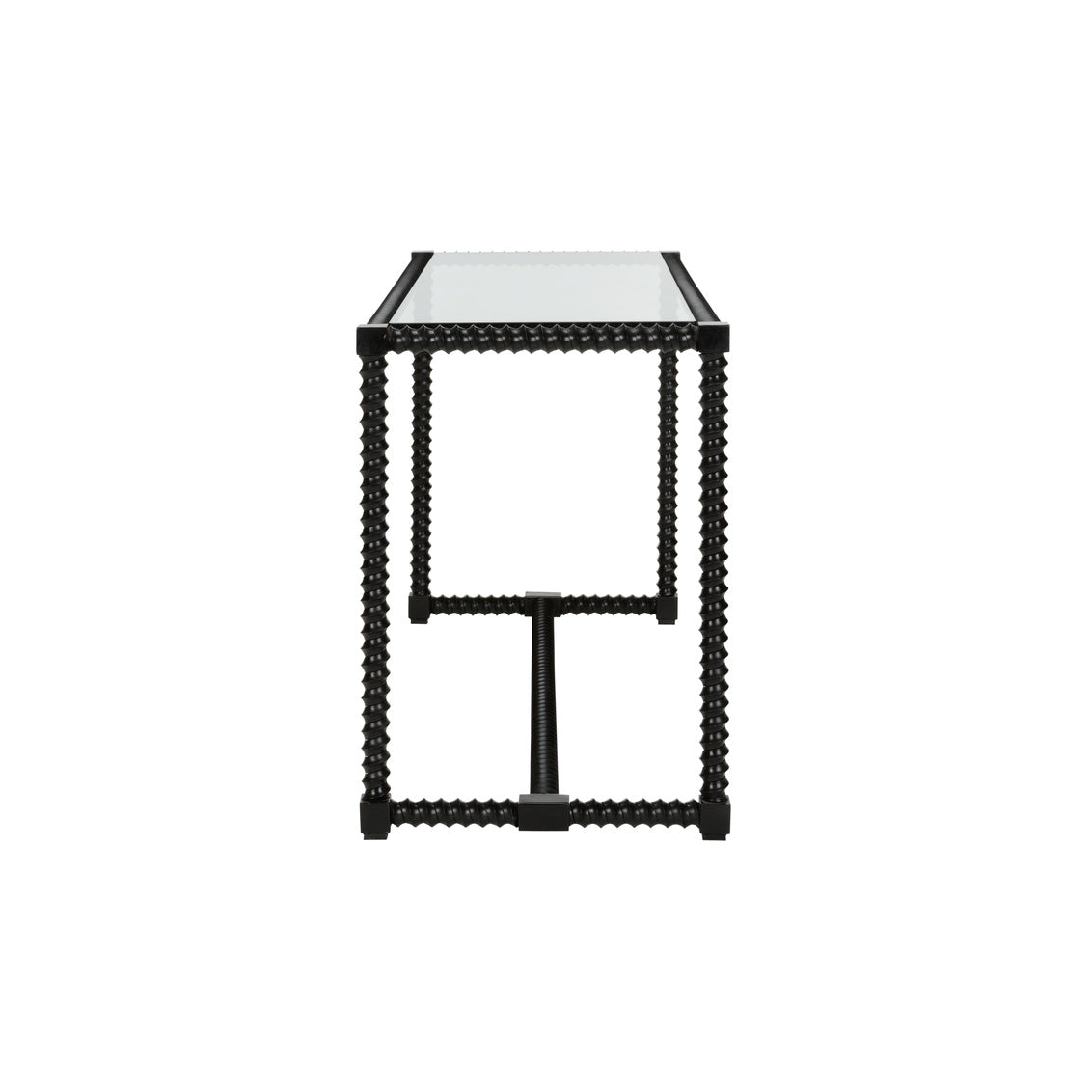 Chelsea House Twisted Console Table - Black