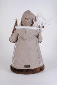 Karen Didion Lighted Winter Woods Santa