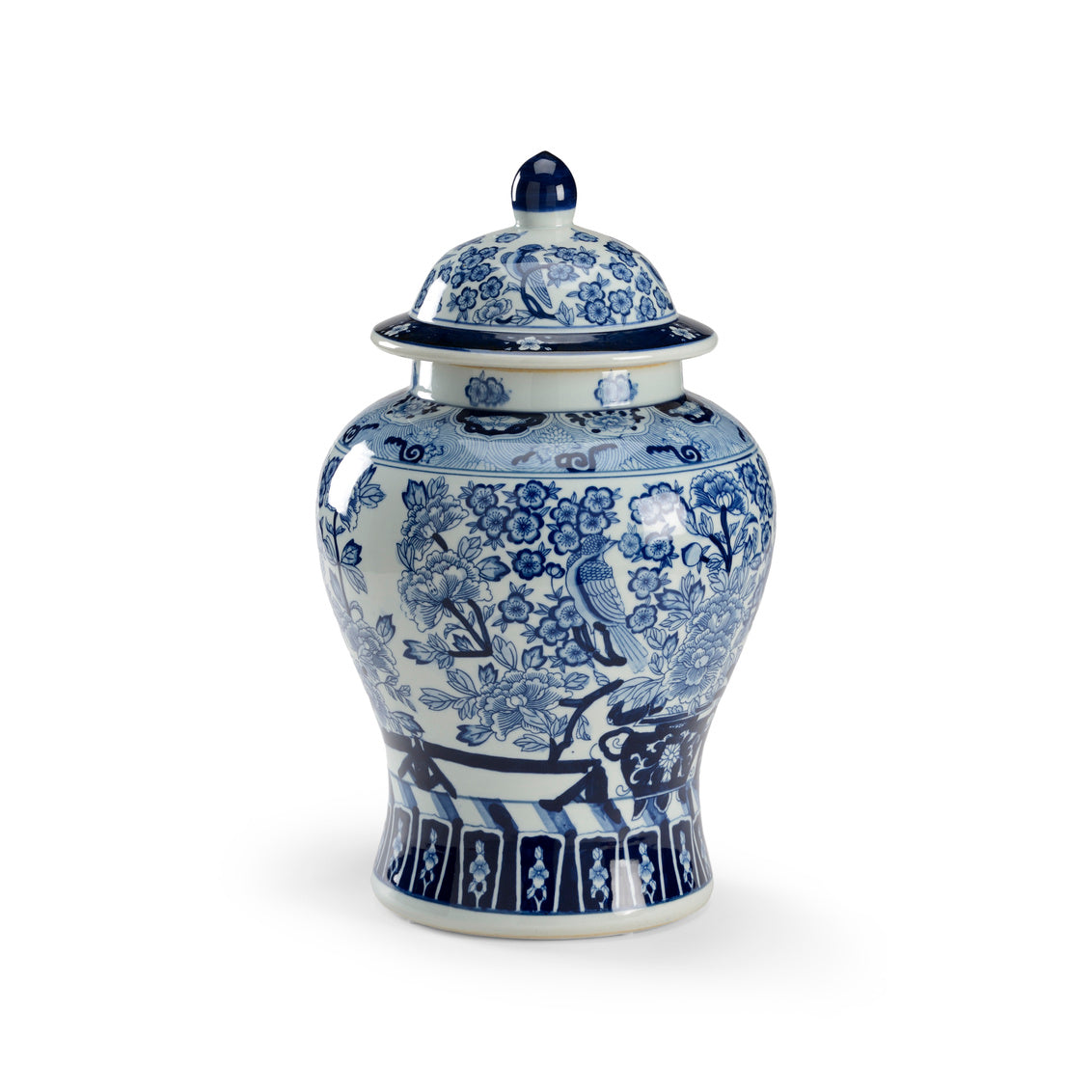 Chelsea House Floral Covered Urn