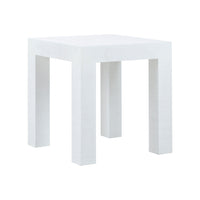 Chelsea House Sanibel Side Table - White
