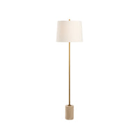 Chelsea House Lambeth Floor Lamp - Travertine