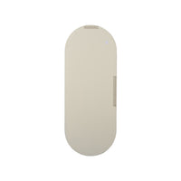 Chelsea House Oval Leather Mirror