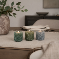 Design Shop Mica Glass Tealight Holder Set of 3