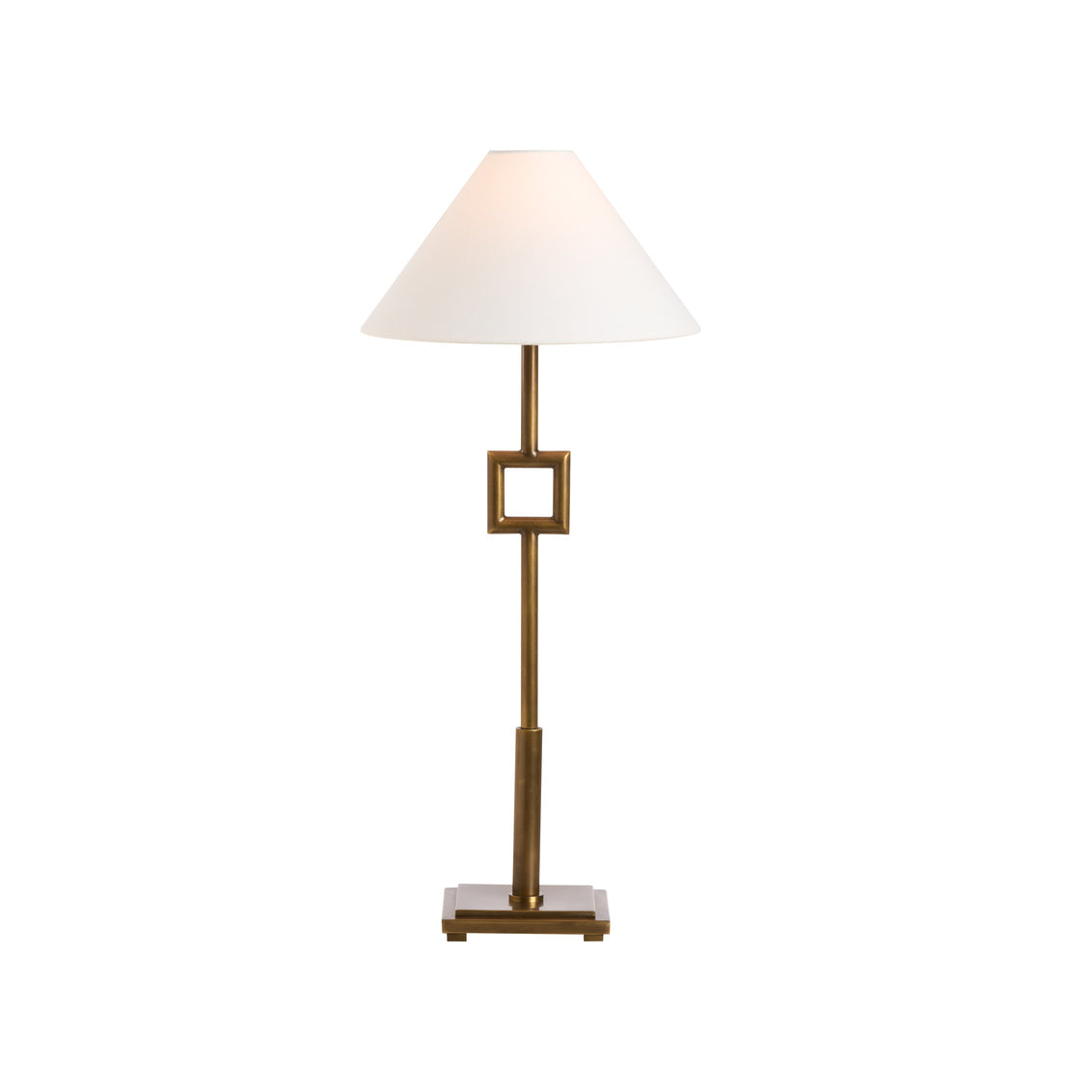 Chelsea House Overhill Table Lamp - Aged Brass