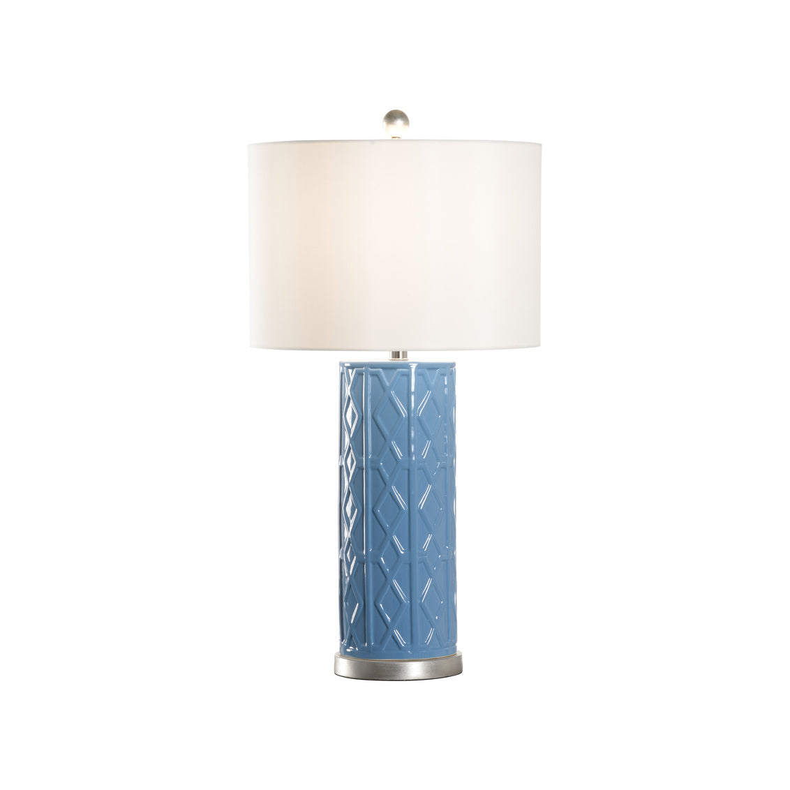 Chelsea House Andreu Lamp - Blue/Silver