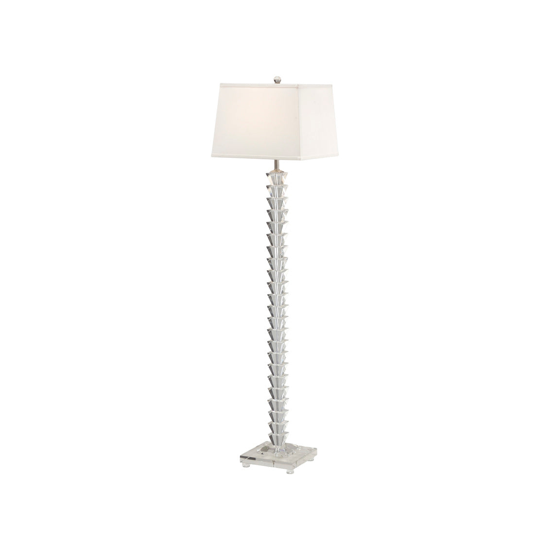 Wildwood Stacked Crystals Floor Lamp