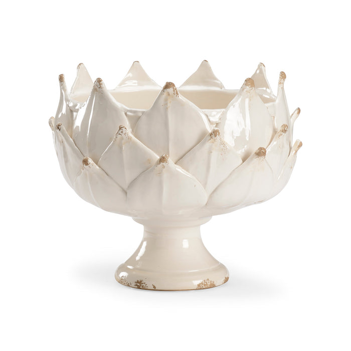 Chelsea House White Leaf Vase