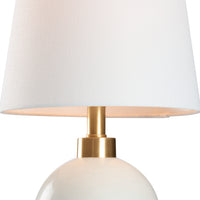 Chelsea House Orb Lamp - White