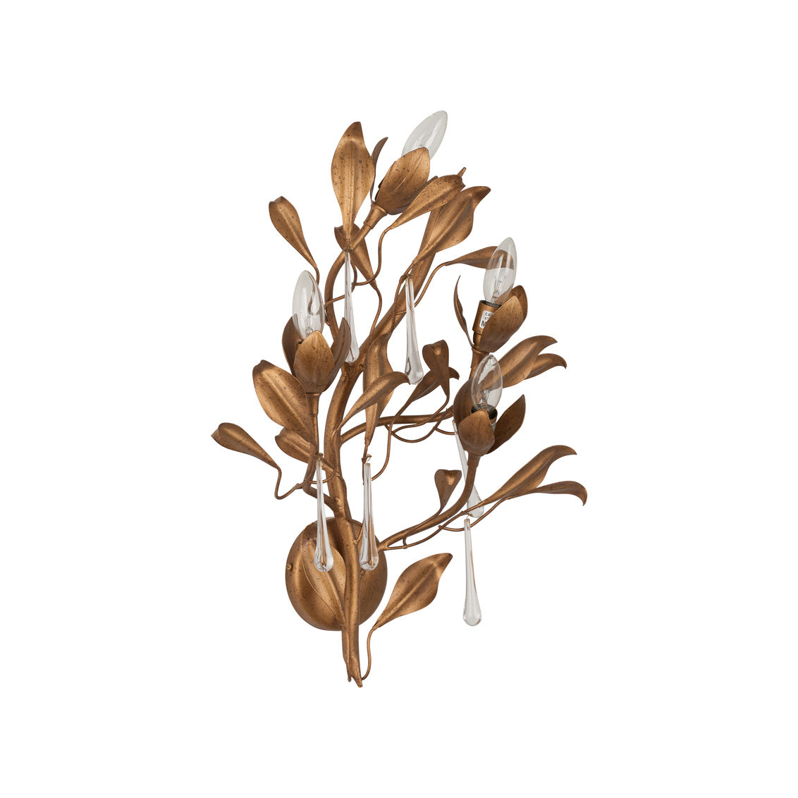 Chelsea House Bay Laurel Sconce - Left Facing