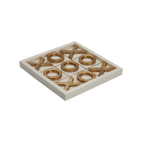 Chelsea House TIC TAC TOE-RESIN/GOLD METAL (BOX)