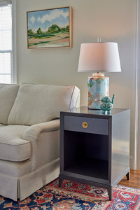 Wildwood Wintergreen Cylinder Lamp (Sm)