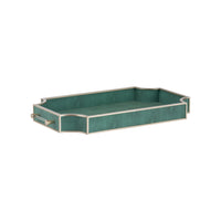 Chelsea House Shagreen Tray - Green