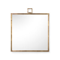 Chelsea House Square Mirror - Brass