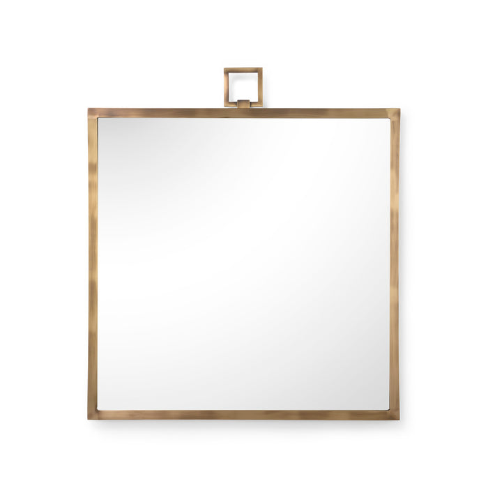 Chelsea House Square Mirror - Brass
