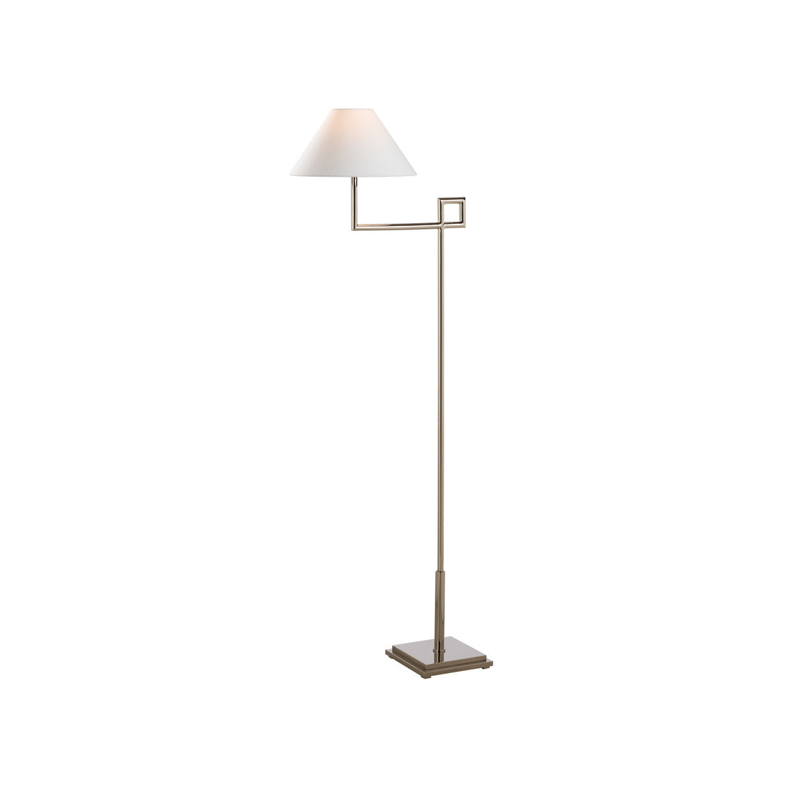 Chelsea House St. Dunstan Floor Lamp - Polished Nickel